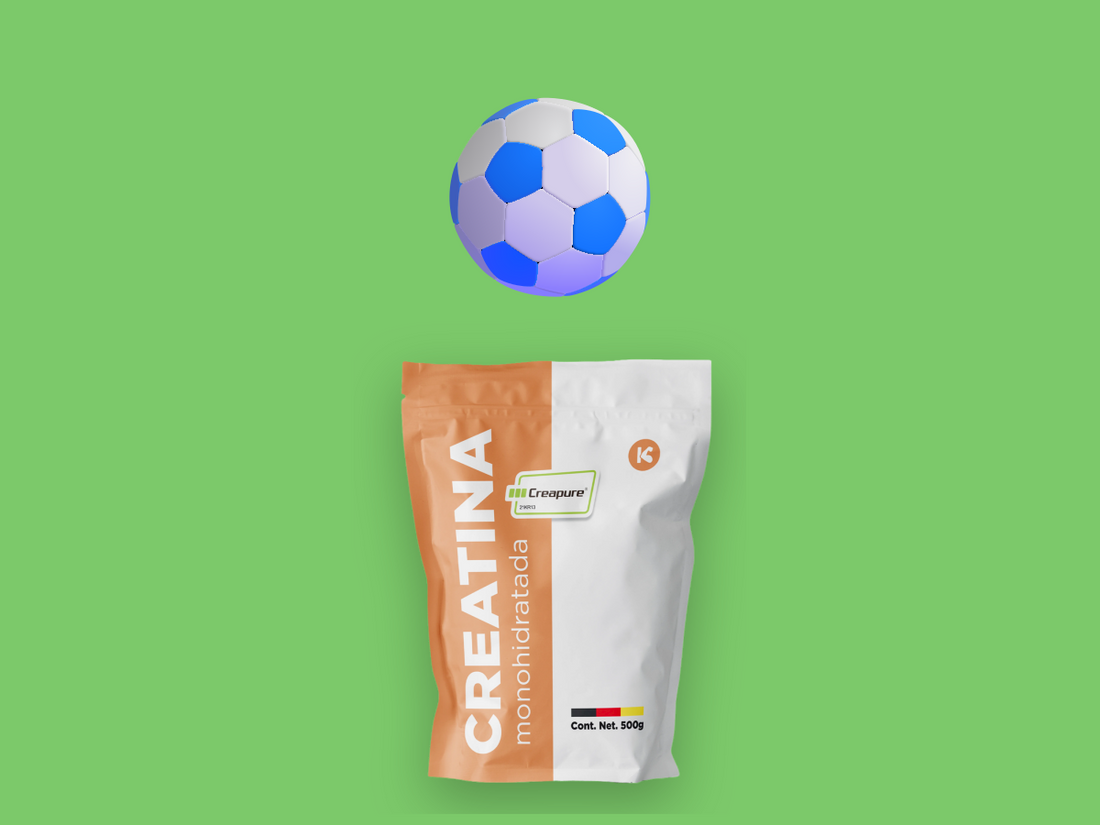 Creatina y sprints repetidos en futbol: 4 semanas