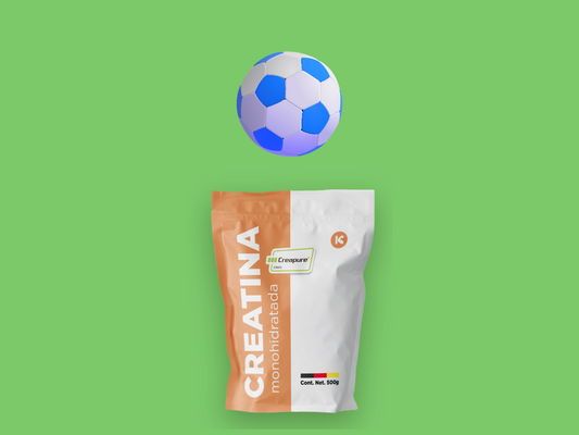 Creatina y sprints repetidos en futbol: 4 semanas