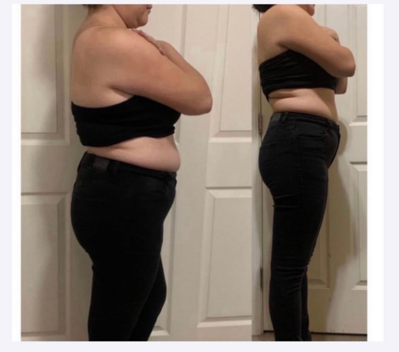 Antes y Después de Alumno Karen Zárate Entrenadora Personal Certificada Mexico